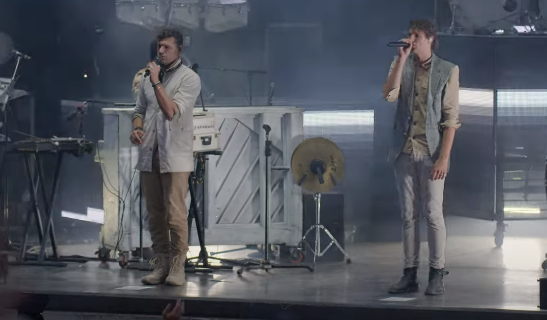 For King & Country performing in Montana. 