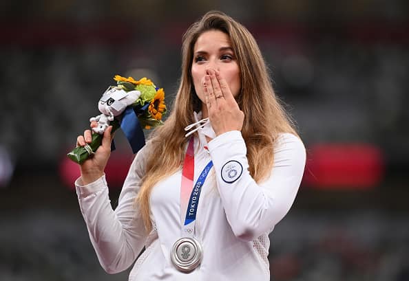 Maria Magdalena Andrejczyk, who won silver medal in javelin in the 2020 Olympics. 
