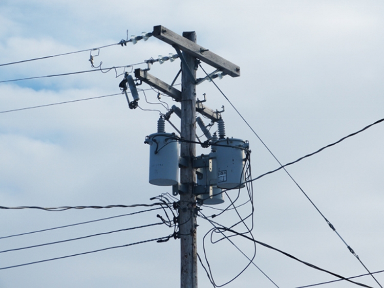 A power line.