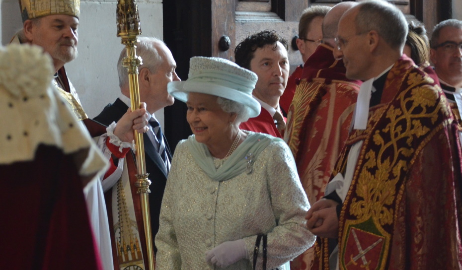 queen in church
