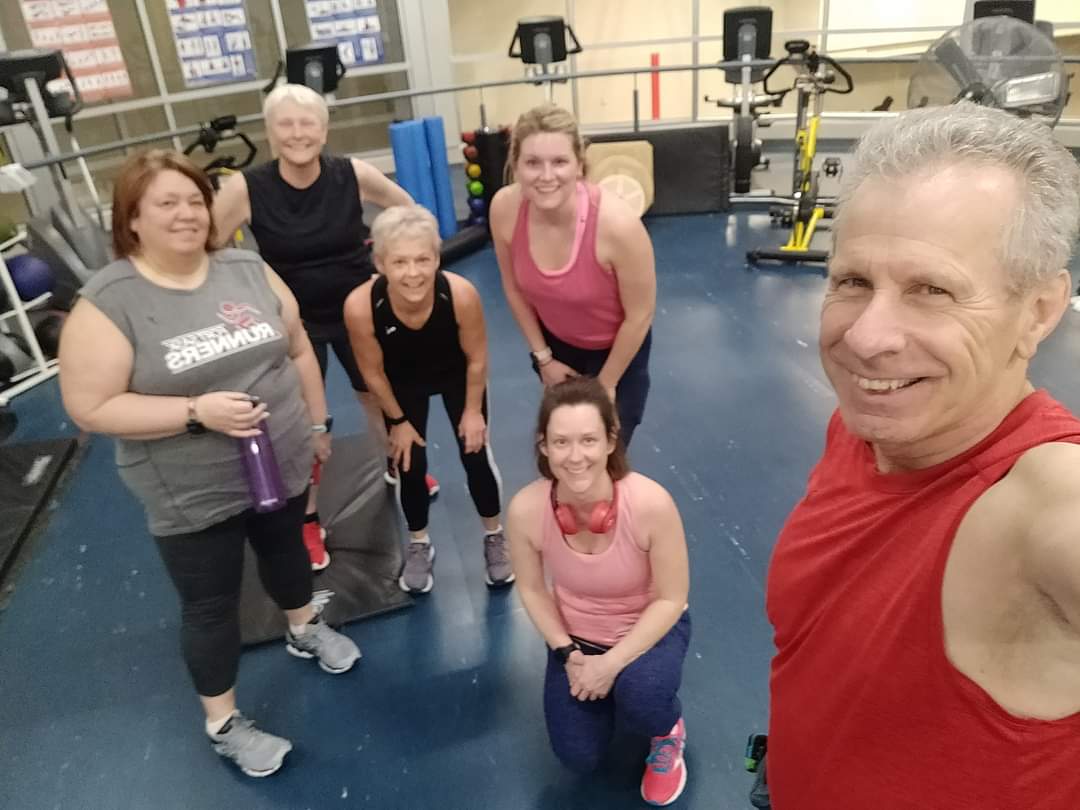 The Fort Sask Runners at the Dow Centennial Centre.