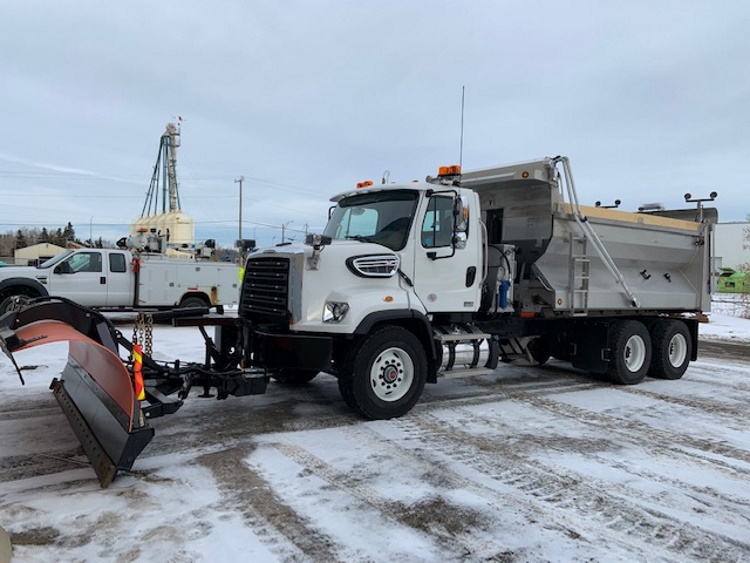 A Fort Saskatchewan snow plow.