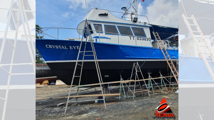 The boat that sank with five fishermen on it. 
