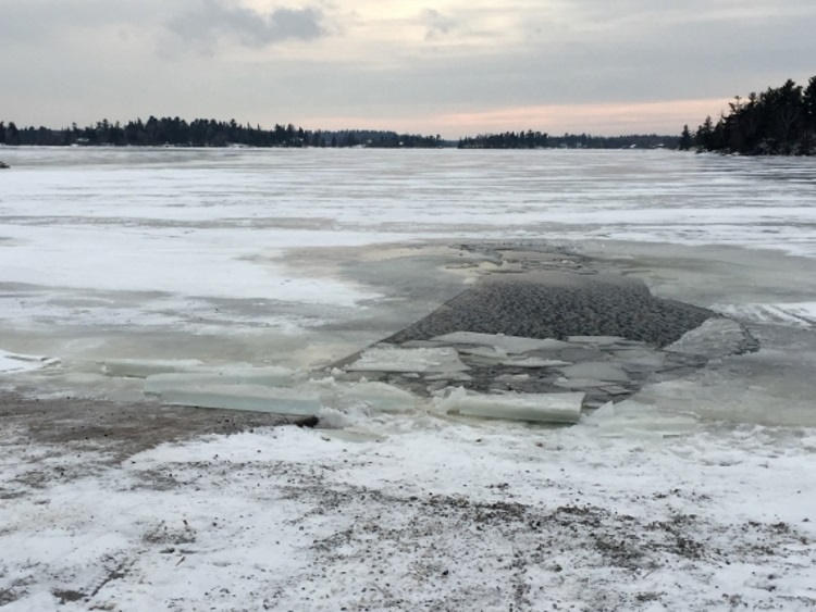 The ice is starting to open up
