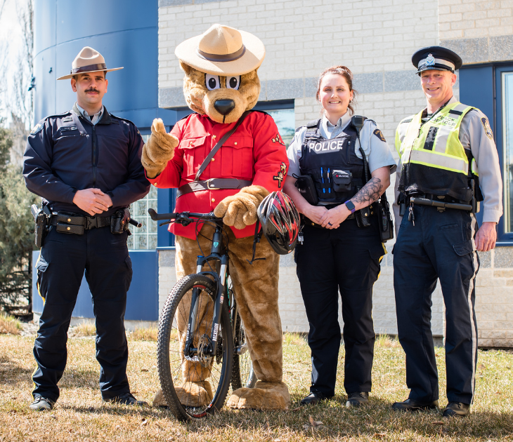 RCMP bike photo
