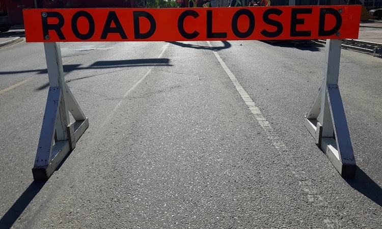 road closed
