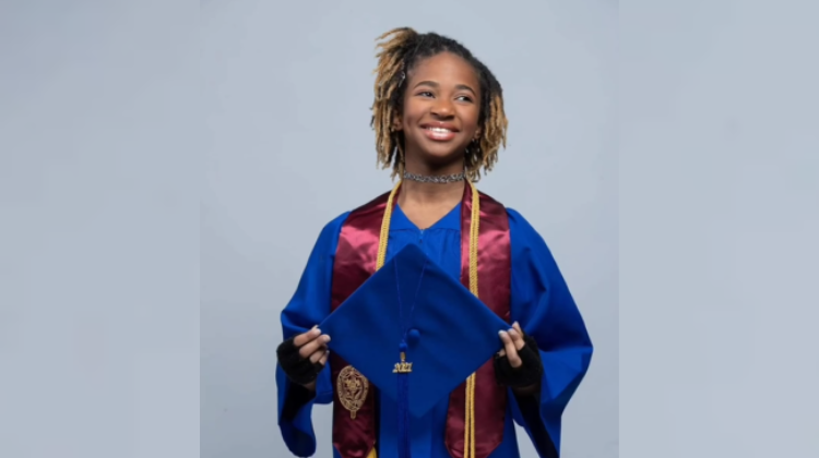 Alena Wicker has become the youngest person to be accepted into med school at just 13-years-old. 