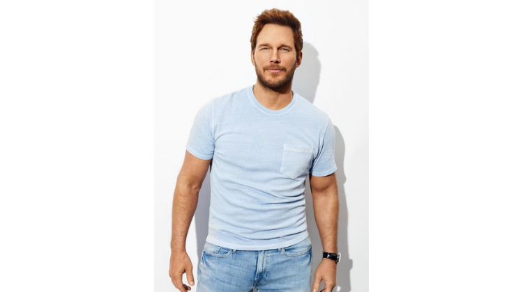 Chris Pratt in the Men's Health magazine cover story. 