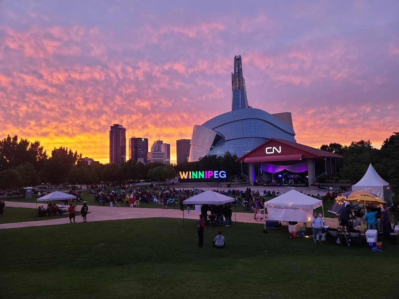 Jesus 2022 at the CN stage at the Forks Marketplace. 