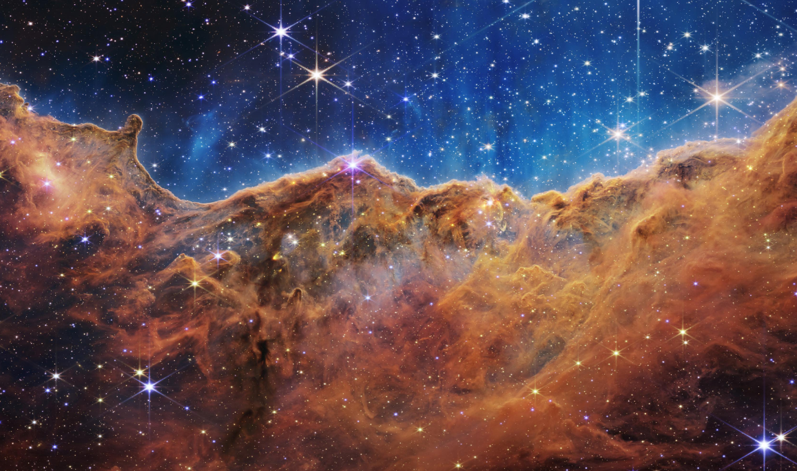 picture of space from James Webb space telescope