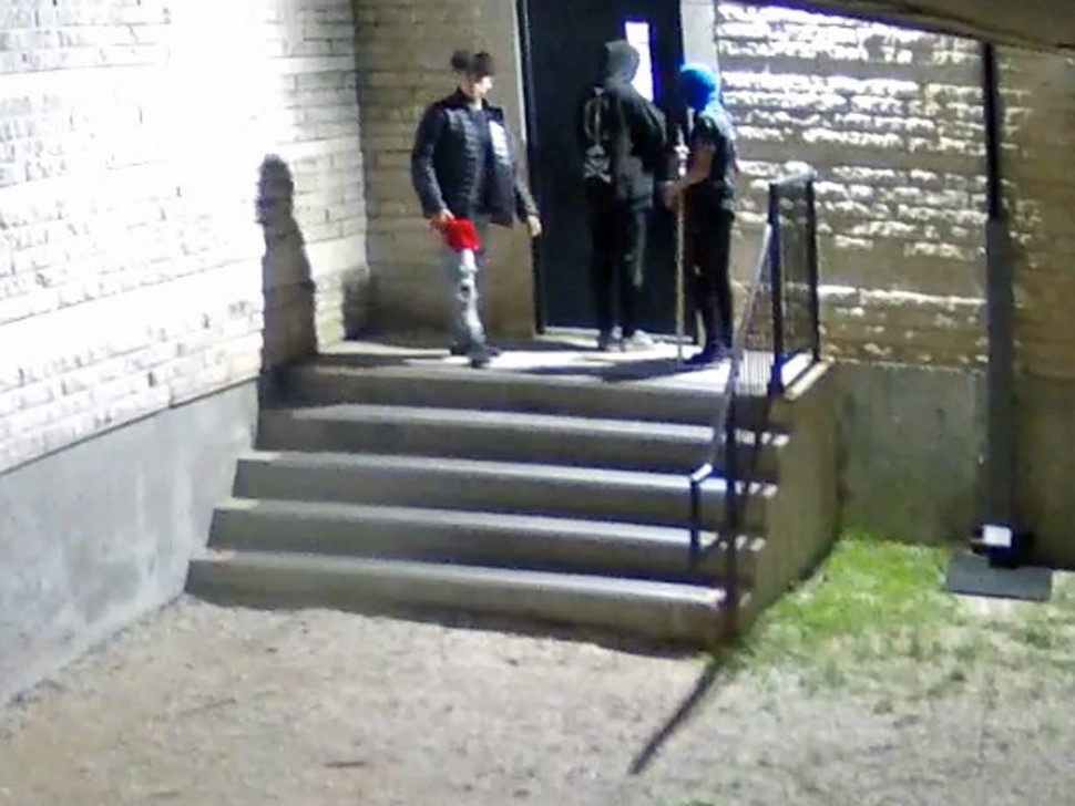 Youth suspects caught breaking into school portals