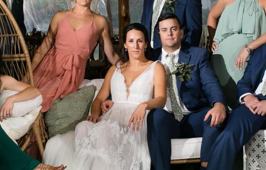 Doran Smith and husband David Squillante on their wedding day. 
