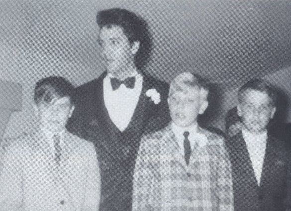 Elvis and his stepbrothers.
