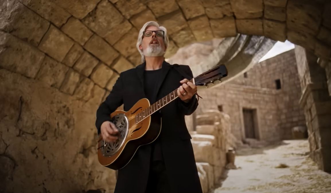 Matt Maher on set of The Chosen