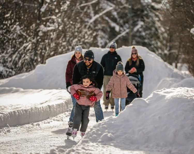 family winter activity