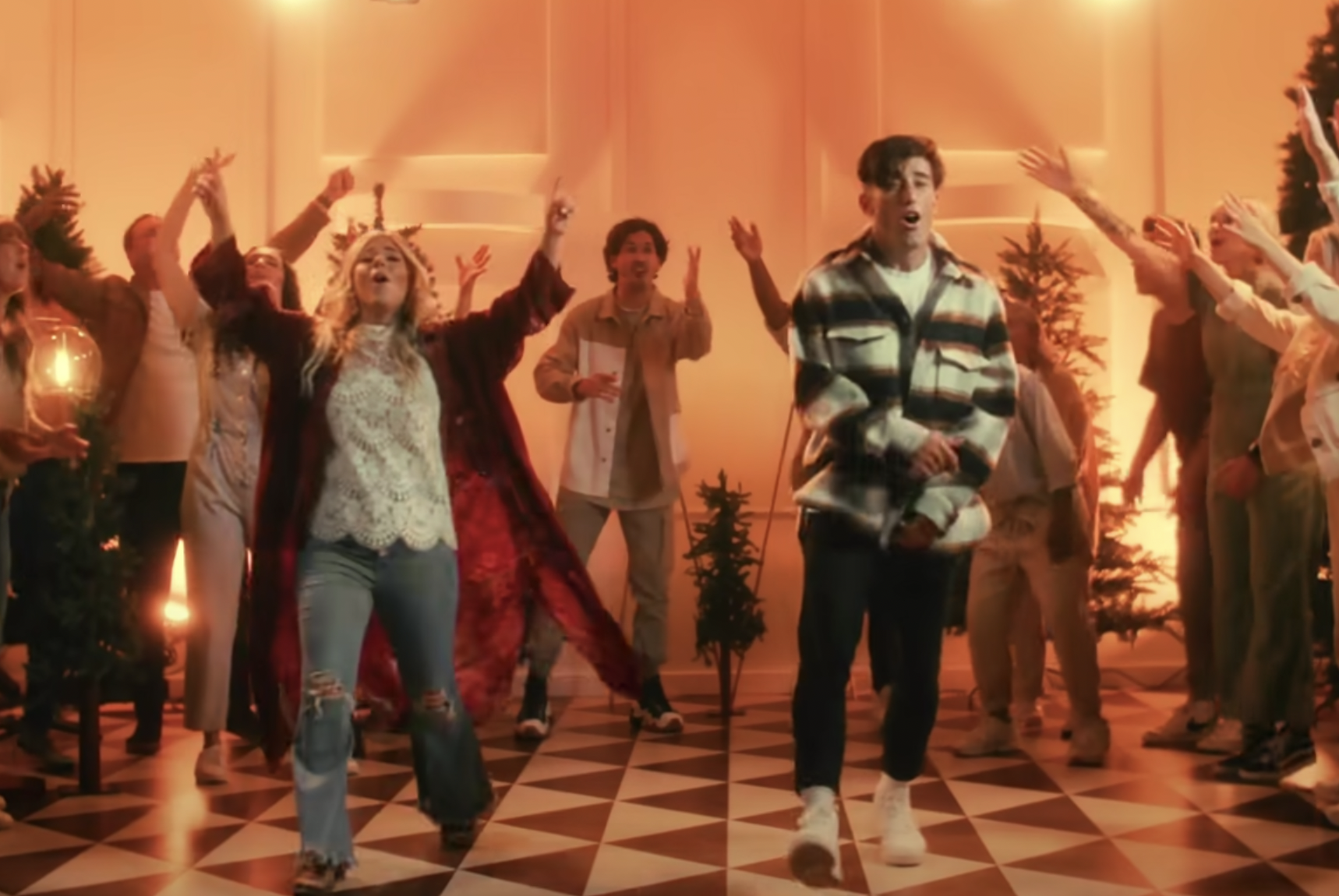 Phil Wickham and Anne Wilson in their new music video for 'Behold.'