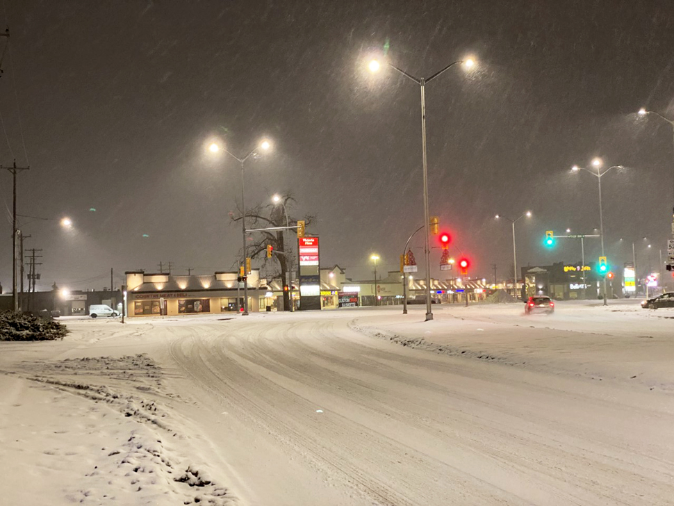 How much snow did we get so far? portals
