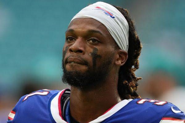 Damar Hamlin of the Buffalo Bills NFL team. 