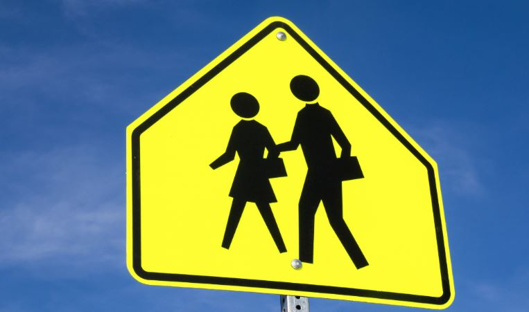 school sign