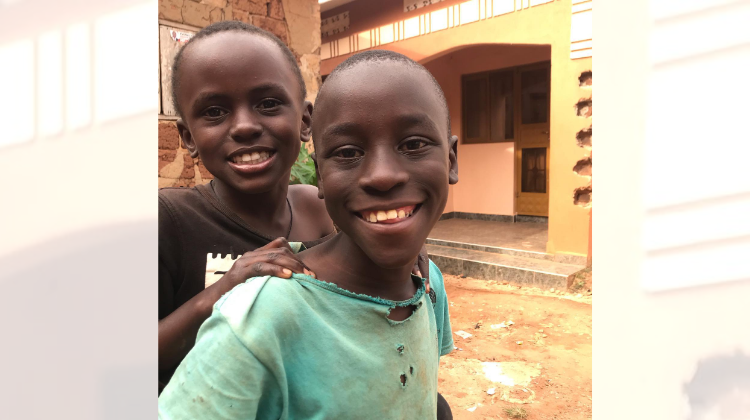 Two boys in Uganda. Photo from Open Doors/Facebook
