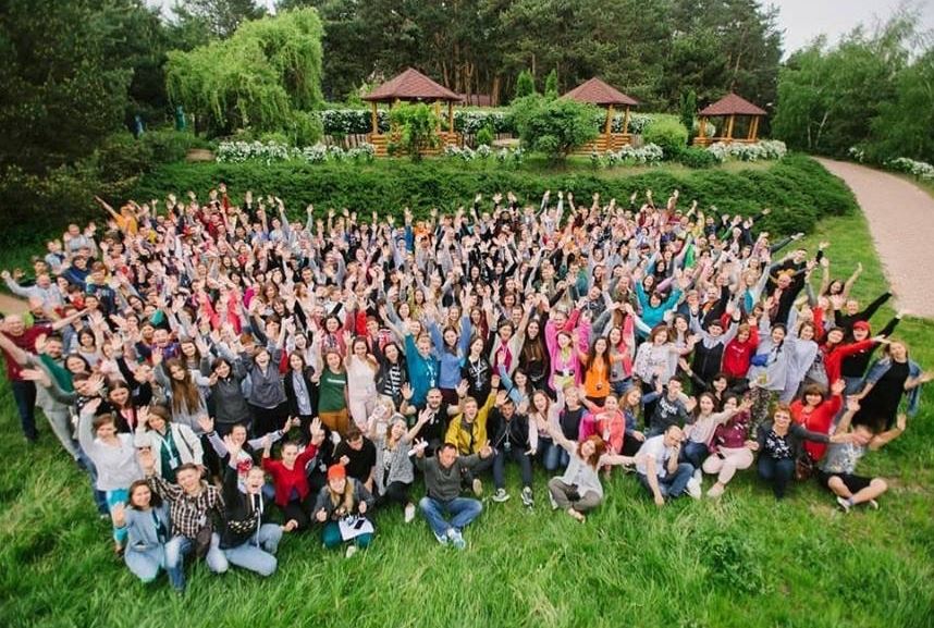 Ukraine summer Bible camp. (CCIU)