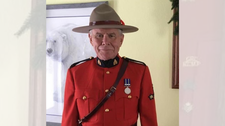Helmut Neufeld in his RCMP uniform in 2018. 