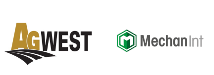 Ag West and Mechan international logos