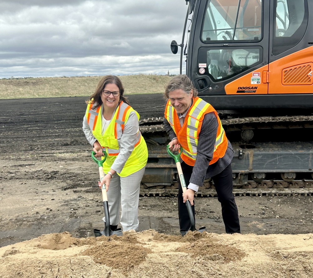 sod turning
