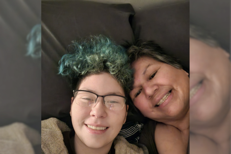 Phoenix and Joyce Perrault (Joyce Perrault/Facebook)