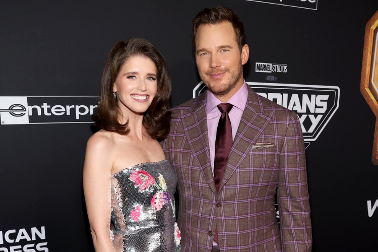 Chris Pratt with wife, Katherine Schwarzenegger (Chris Pratt/Facebook)