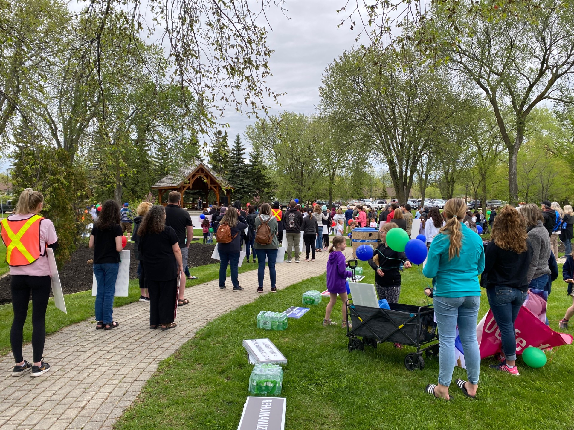 Walk for life in previous years (provided by Susan Penner)