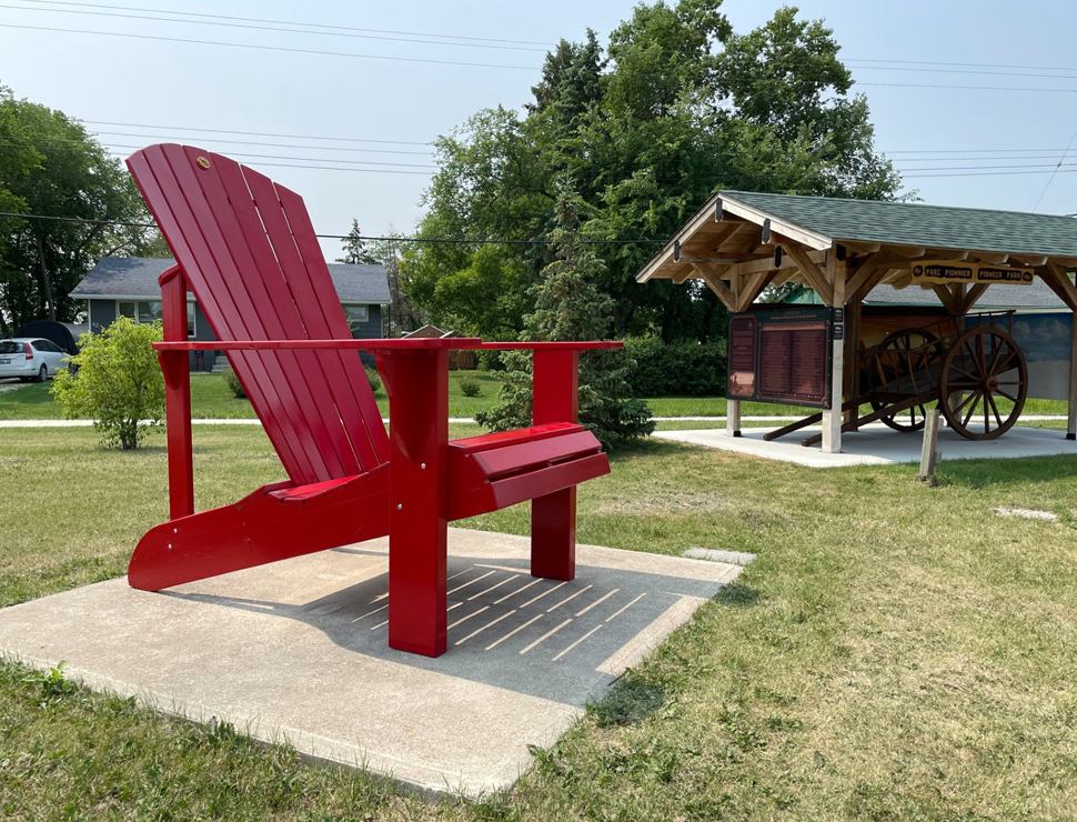 Ste. Anne's big red chair is more than a tourist attraction portals