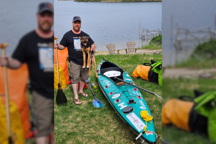 Dave Koop set to begin canoe journey (Dave Koop Adventures/Facebook)