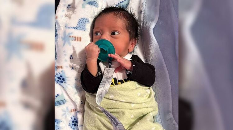Baby saved by police officer