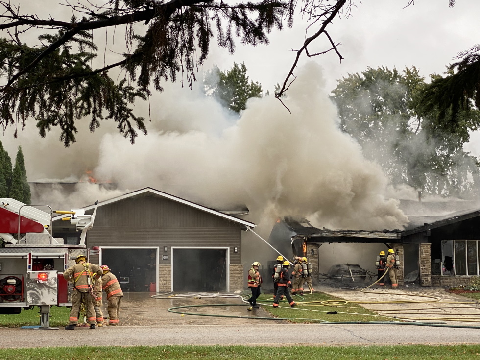 WATCH Crews respond to multi home fire in Winkler portals