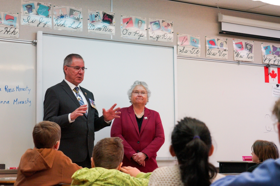 Lt. Governor visits St. Michael School in Weyburn portals