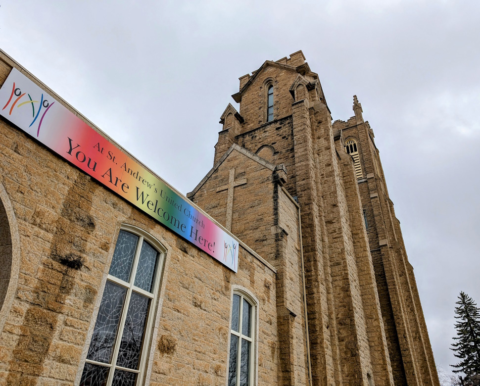 St. Andrew's United Church on Athabasca St. in Moose Jaw