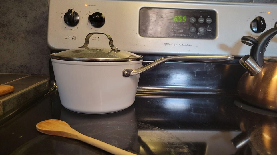 Boiling water before cooking is essential. (photo by Jennifer Clace)