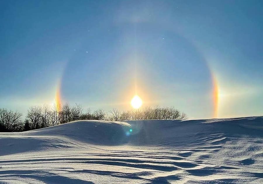 sundog extreme cold Melissa Hildebrandt Thiessen