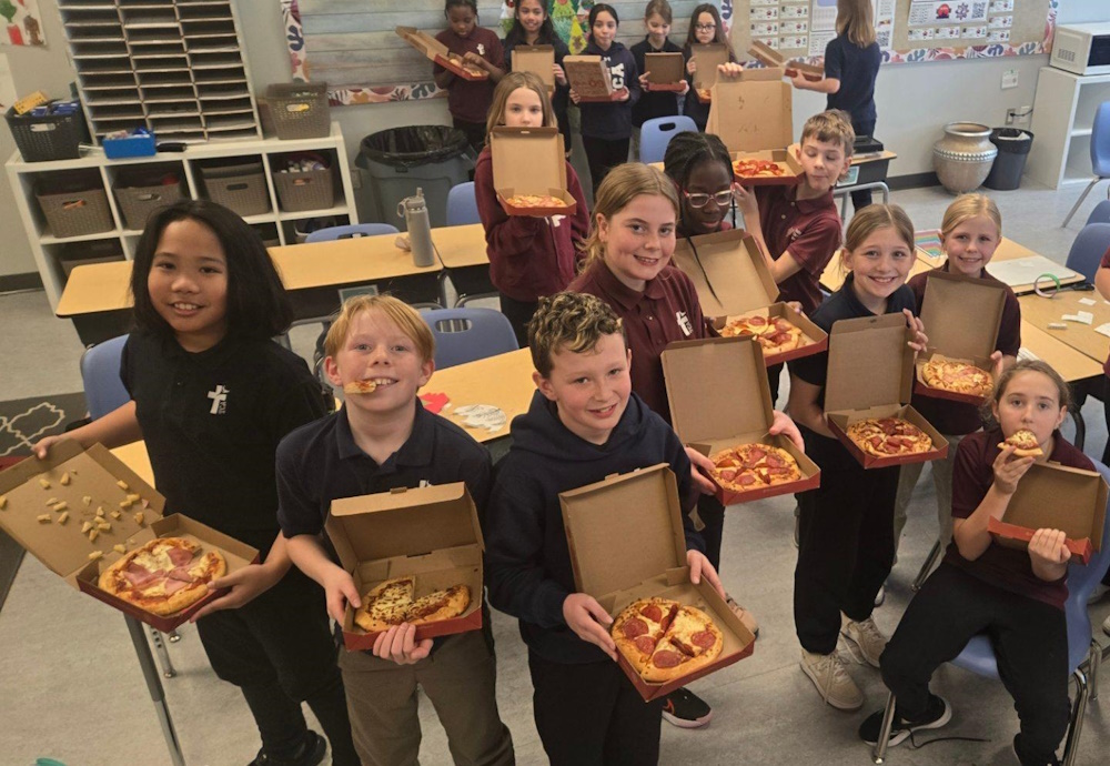 The Classroom of the Month for December was awarded.
