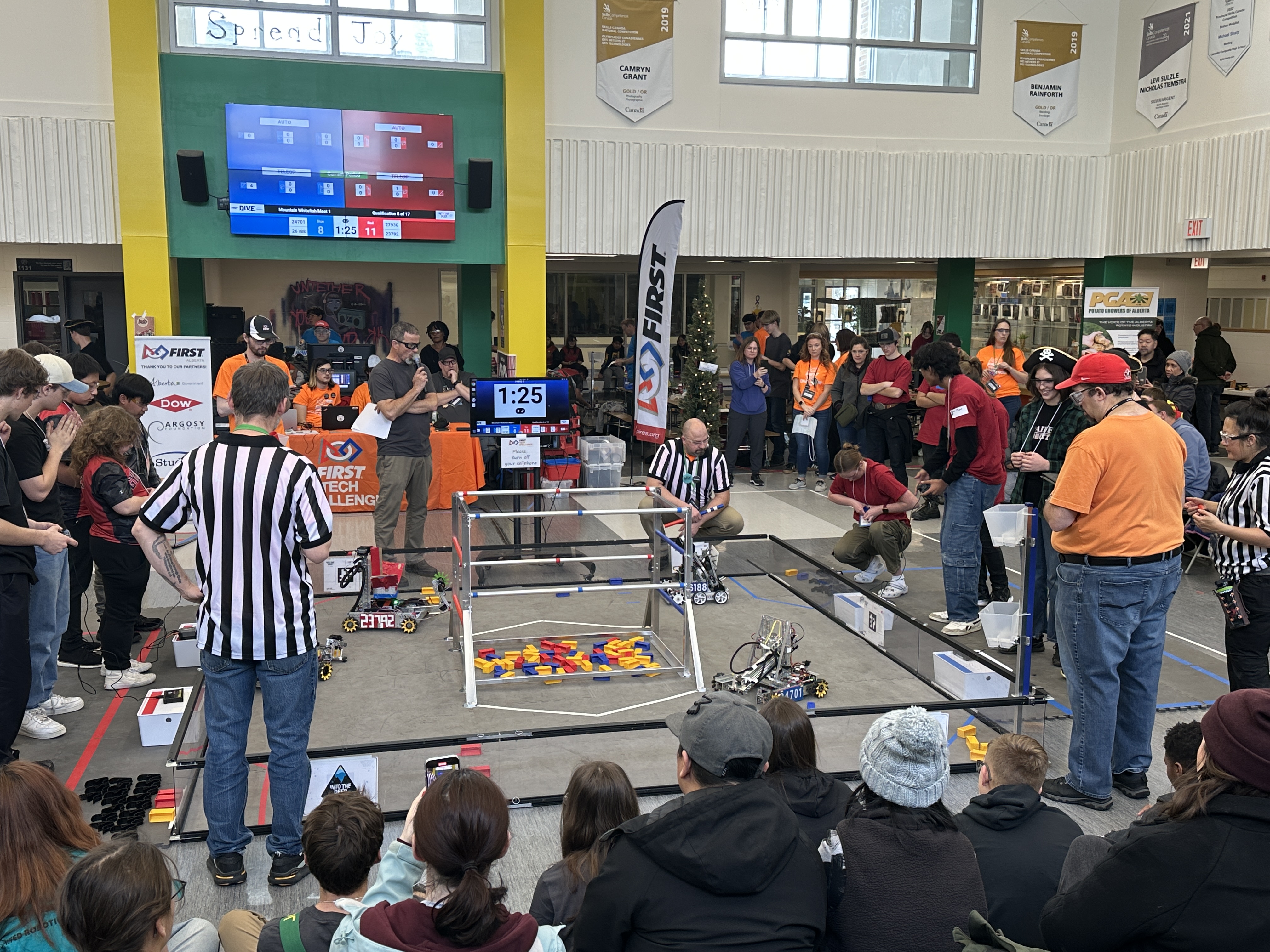 École Secondaire Lacombe Composite High School Robotics Competition.