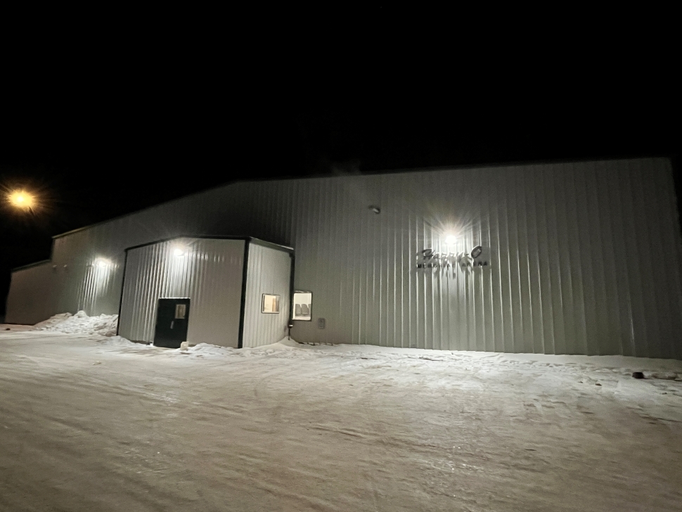 Harry O Memorial Area at night