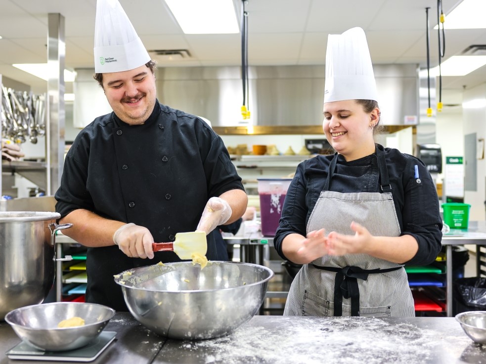 Culinary Arts students at – Red Deer Polytechnic.