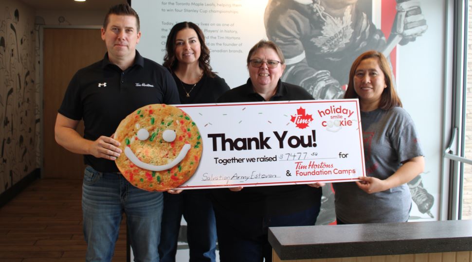 Smile Cookie Campaign Cheque Presentation 
