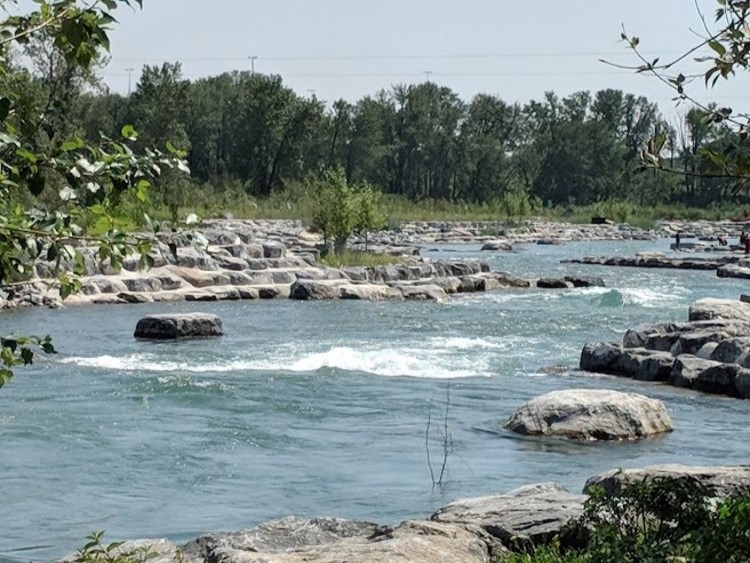 Spring at the Bow River.