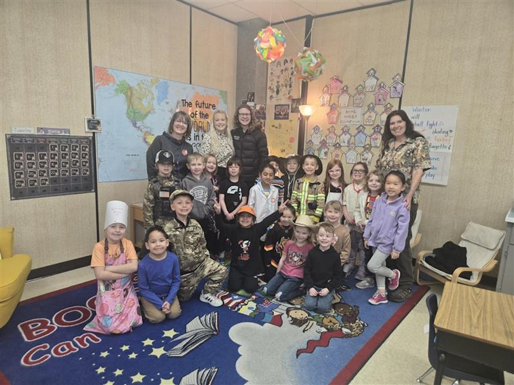 The Classroom of the Month was awarded to the Grade 1 class at Westmount School.