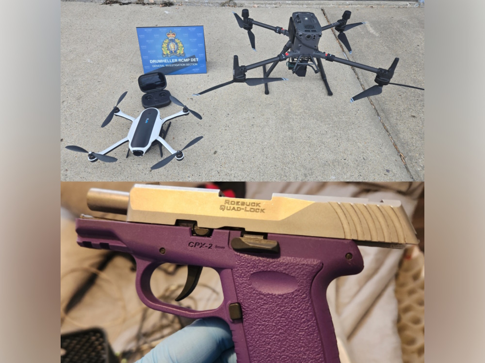 Police in Drumheller have cracked down on a drug trafficking investigation involving drones into a prison in the area.