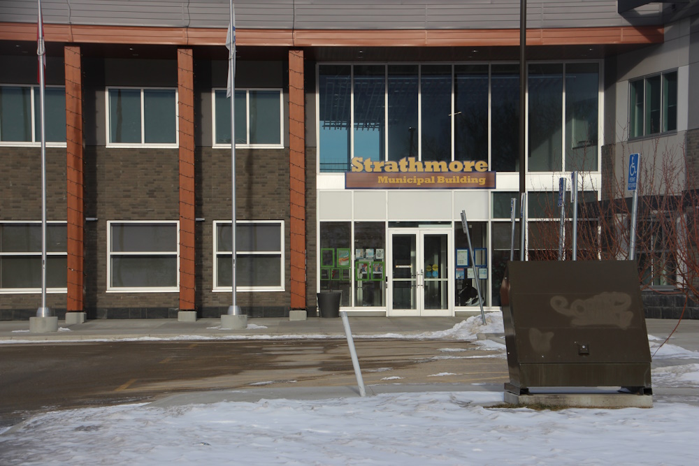 Strathmore Town Council was presented with a new web-based property search map for residents.