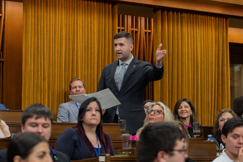 JL DeCosta is running for the open spot of Bow River MP.