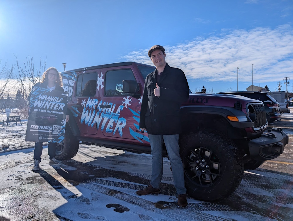 It's the last week to enter our Jeep Wrangle Winter event.